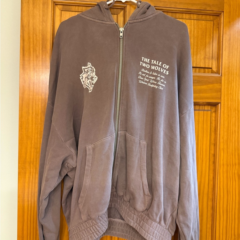 Darc Sport Brownish Tan Zip Up Sweater